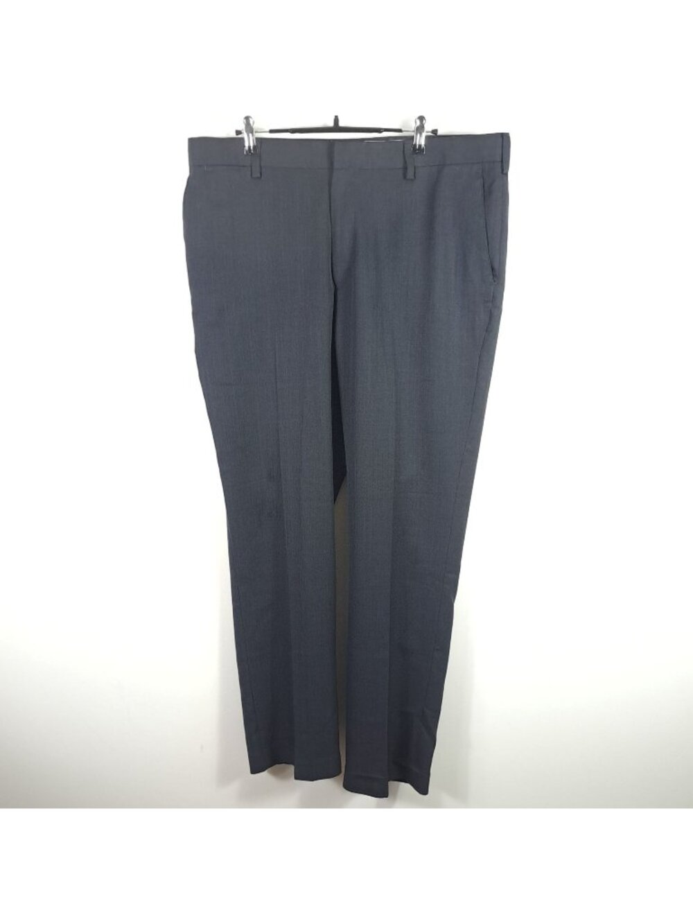 Louis Raphael Size 38x32 Tailored Fit Gray Dress Pants Polyester Suit Trousers